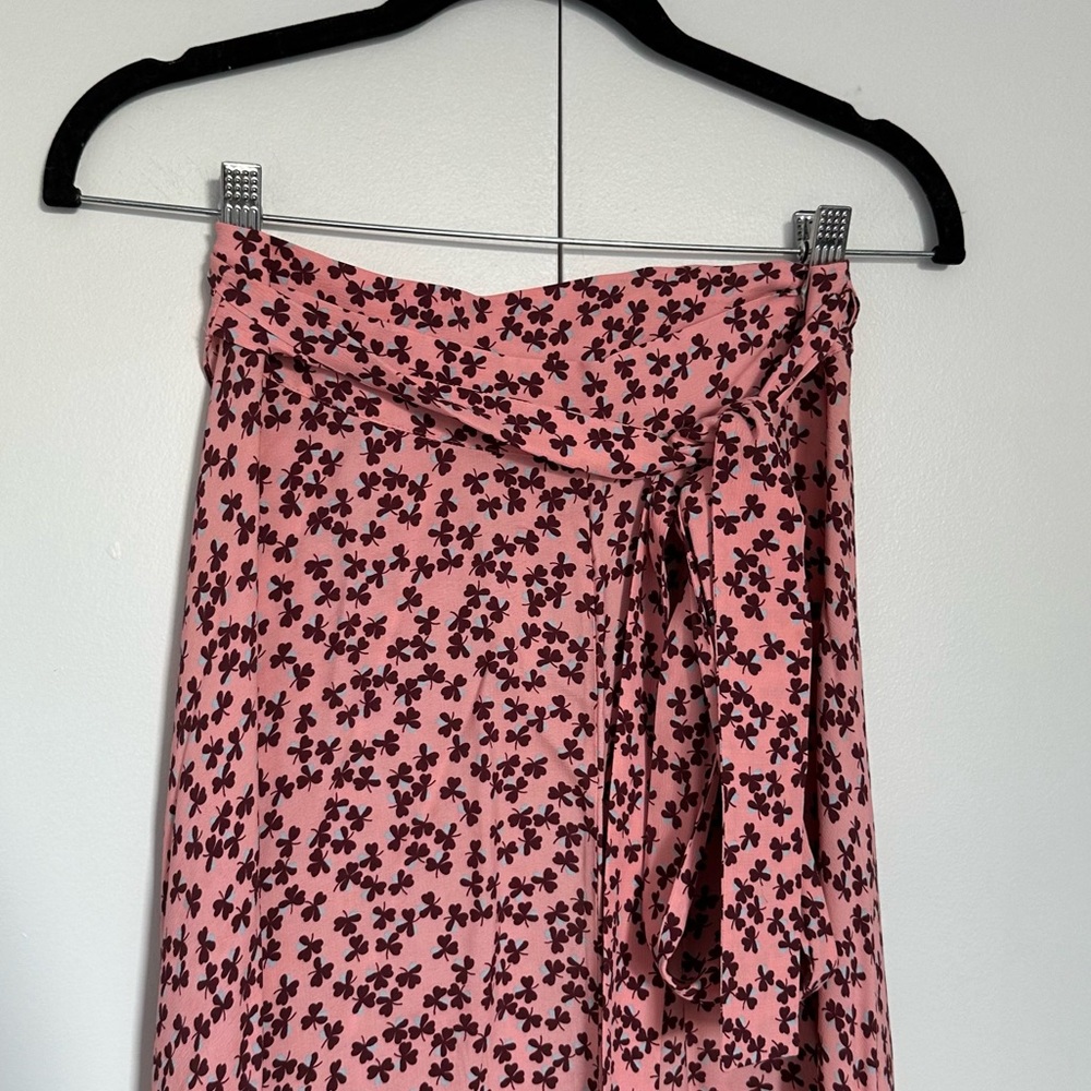 Alexis Floral Print Full Length Wrap Skirt - Picture 11 of 12